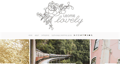 Desktop Screenshot of leotielovely.com
